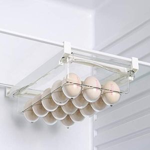 lot 421447 image: Food Grade EGG & FROZEN VEGETABLES STORAGE Box - Fits REFRIGERATOR Fresh-Keeping Drawer, Ideal for Separating Eggs, Frozen Fruits & Vegetables (Egg style)