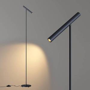 lot 101542 image: Retails for $146 Floor Lamps for Living Room, 66 Modern Floor Lamp LED Standing lamp with Foot Switch 6W Warm Light Tall Lamp for Bedroom, Office, Study Room, Home, Lamp Head Adjustable