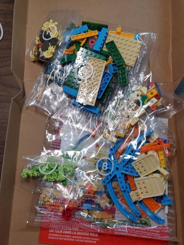 lot 26818 image: MEGA Pokemon Building Toys Set Ferris Wheel Fun with 393 Pieces, 4 Poseable Characters, 5 Inches Tall, for Kids - Retail $41