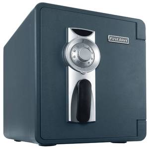 lot 1004 image: FIRST ALERT 2087F 2.1 Cubic-FT 2087F Waterproof FIRE Safe with Combination Lock - Retail $390