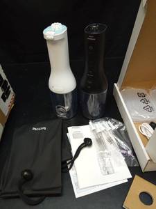 lot 1083 image: Philips Sonicare Cordless Water Flosser Dual Se - Retail $160