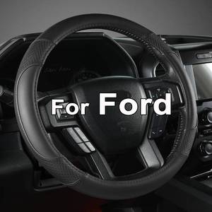 lot 1152 image: GIANT PANDA Steering Wheel Cover for Ford F150 F250 F350 Expedition - Solid Black - Retail $20