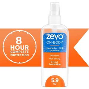 lot 1173 image: Zevo On Body Mosquito and Tick Repellent - Bug Spray - 5.9 oz Pump Spray - Retail $13