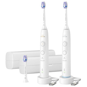 lot 1194 image: Philips Sonicare Optimal Clean Rechargeable Electric Toothbrush, 2-pack - Retail $95