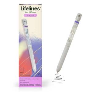 2-Pack Lifelines Scented Ballpoint Pen â In Bloom  1.0mm Black Ink  Smooth Writing  Soft Grip - Retail: $26