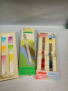 lot 108 image: Lifelines Sampler Pack of 3- Essential Oil Aromatherapy pens & highlighters - Retail $36