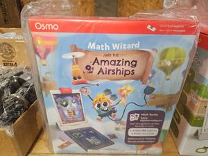 lot 5954 image: Osmo Math Wizard and the Amazing Airships iPad & Fire Tablet-Ages 6-8Grades 1-2-Mental Math Addition & Subtraction-Curriculum-Inspired-STEM Toy-Kids-
