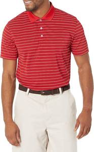 lot 5990 image: Mens Moisture Wicking Golf Polo Shirt, Short Sleeve, Slim-Fit, Quick-Dry. Medium