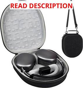 lot 5994 image: Smart Case for AirPods Max Hard Case, Portable Travel Carrying Headphone Cover Hard Shell Storage Bag, Protective Organizer Box for New Airpod Max with Detachable Shoulder Strap. PINK