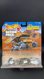 lot 26 image: Hot Wheels Action Pack JPL Sojourner Mars Rover Mission Set in Original Blister Pack
