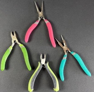 lot 41 image: Jewelry Making Pliers and Cutters - 4 Piece Craft Tools