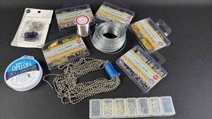lot 44 image: Jewelry Making Supplies Kit with Findings and Wire