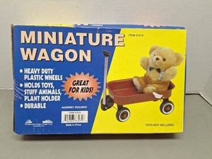 lot 52 image: Red Miniature Wagon
