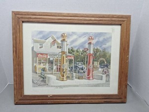 lot 64 image: Signed 18x15 Coca-Cola Print