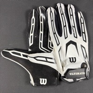 lot 98 image: Wilson Ultimate Baseball Batting Gloves Black and White