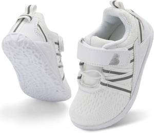 lot 5032 image: BARERUN Baby Sneakers Toddler Shoes Soft Anti-Slip Sole Newborn First Walkers Infant Toddler Breathable Athletic Running Shoes, Size 6-12months infant
