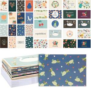 lot 5181 image: BEST PAPER GREETINGS All Occasion Greeting Cards Assortment Box - 4 x 6 In, Modern Floral, 36-Pack - Blank Cards &amp Envelopes for Personalization - Assorted Designs - SWAN DESIGN