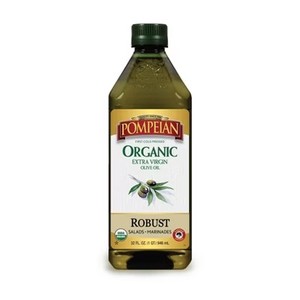 lot 5222 image: Pompeian Organic Robust Extra Virgin Olive Oil - 32oz