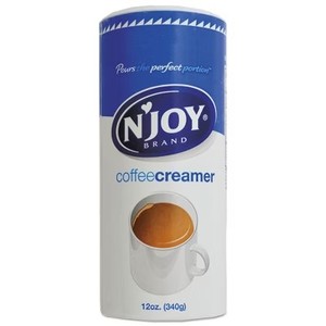 lot 5223 image: NJoy Non-Dairy Coffee Creamer, Original, 12 oz Canister