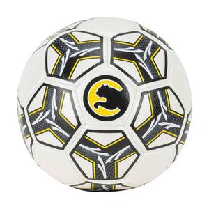 lot 1018 image: ProCat by Puma Connect Specialty Size 4 Soccer Ball - WhiteBlackYellow - Retail $23