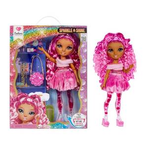 lot 9971 image: Rainbow High Sparkle and Shine Leilani with Magic Bubbles in Legs, Pink Hair 11in Fashion Doll - Retail $28