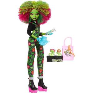 lot 9972 image: Monster High Fearbook Venus McFlytrap Fashion Doll with Yearbook and Unearthed Club Accessories - Retail $25