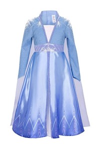 lot 1015 image: Disney Frozen Elsa Travel Dress Size 56 - Retail $50