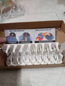 lot 41944 image: White Hat Storage Rack Organizer - Retail $15