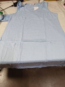 lot 41950 image: Light Blue Tank Top Size L - Retail $15