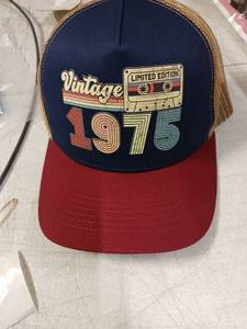 lot 41954 image: 1975 Limited Edition Trucker Hat with Cassette Tape Design - Retail $8