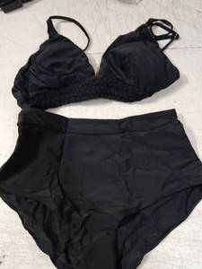 Black Two-Piece Bikini Swimsuit Small- Retail: $15