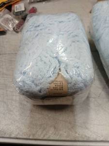 lot 42051 image: Happy Poodle Soft Draw Textured Yarn Light Blue - Retail $8