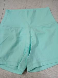 lot 42053 image: Turquoise High-Waisted Athletic Shorts Size Small - Retail $15