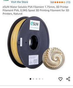 lot 22734 image: eSUN 3D Printer Filament Spools Premium Quality Material - Retail $15
