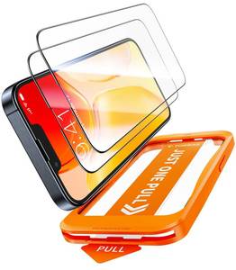 lot 29731 image: TORRAS Unbreakable for iPhone 17e16e1413 Pro13 Screen Protector NO.1 Military-Grade 12 FT Shatterproof 9H Aerospace Tempered Glass 2 Pack - Touch Sensitivity, Full Coverage, 6.1 inch - Retail $30