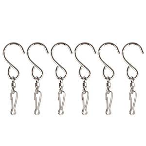 lot 29769 image: KUUQA Swivel Hooks Clips for Hanging Wind Spinners Wind Chimes Crystal Twisters Party Supply(6 Pack) - Retail $5