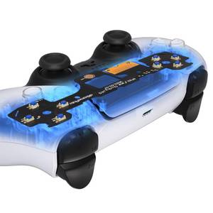 lot 29777 image: eXtremeRate Face Clicky Kit for PS5 Controller BDM-030, Custom Tactile Dpad Action Buttons for PS5 Controller, Mouse Click Kit for PS5 Controller - Controller NOT Included - Retail $15