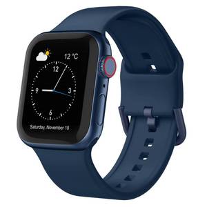 lot 31532 image: Sport Band Compatible with Apple Watch Bands 49mm 46mm 45mm 44mm 42mm 41mm 40mm 38mm, Soft Silicone Replacement Strap with Classic Clasp for iWatch Series 11 10 9 8 7 6 5 4 3 2 1 SE Ultra Women Men - Retail $10