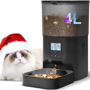 lot 31535 image: ANDOLL HOME Automatic Cat Feeder, Cat Food Dispenser with 10s Voice Recorder, Pet Feeder up to 8 Meals per Day, Timed Feeder with Dry Food Sealed Ring used  - Retail $50