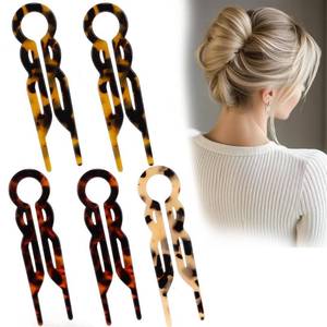 lot 31537 image: 5 PCS Prestige French Hair Pins,Prestige Hair Pin,New Hair Accessories, Elegant Hair Clips for Women,Suitable for All Hair Types (B) - Retail $8