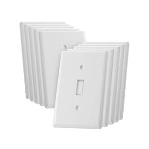 lot 31542 image: Bates- Light Switch Cover, Switch Plate Covers, Pack of 10, Single Light Switch - Retail $7