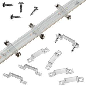 lot 31549 image: MMSD LED Strip Light mounting Brackets led Clips for Outdoor RGBIC LED Strip Light Clips  Suit for 13-14mm Wide IP67 - Retail $10