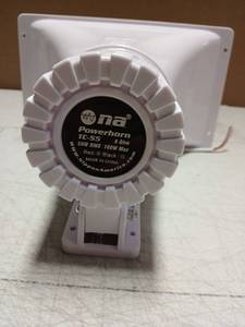 lot 44286 image: Nippon America Power Horn White 8 Ohm 100W Outdoor TC-55 - Retail $30