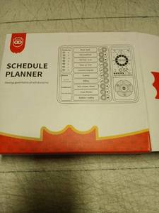 lot 44323 image: Schedule Planner Habit Tracker with Timer Display - Retail $15