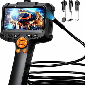 lot 44358 image: Daxiongmao Endoscope Camera with Light, 1080P HD Borescope with 8 Adjustable Lights, IP67 Waterproof Snake Camera, Ideal for Inspecting Walls, Vents, Automotive Engines, Pipes - Tool for Men (16.4 ft) - Retail $42