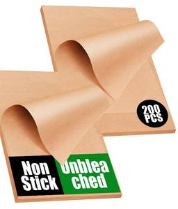 lot 62638 image: Unbleached Parchment Paper Sheets for Baking 12x16 Inches, Non-Stick and Non-Toxic Pre-cut Parchment Sheets for Oven, Cooking, Grilling, Air Fryer and Steaming - Fit for Half Sheet Pans - Retail $13