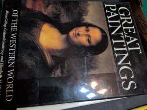 lot 19 image: Great paintings of the western world large book Gallup Gruitrooy and Weisberg