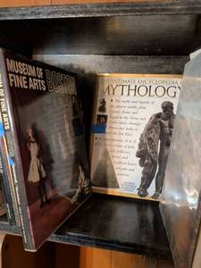 lot 37 image: The ultimate encyclopedia of mythology the times Concise atlas of world history museum fine arts Boston