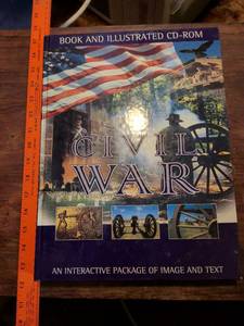 lot 42 image: Civil War Interactive Book and CD-ROM Package