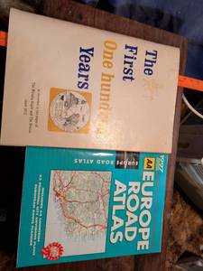 lot 43 image: Historical Book Collection and Travel Atlas Set